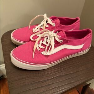 Vans Pink Low-Top Canvas women’s size 9